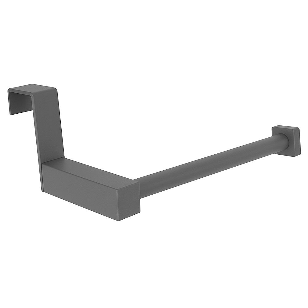 Portarrollos sin taladros de 20 GUN METAL - Imagen 2