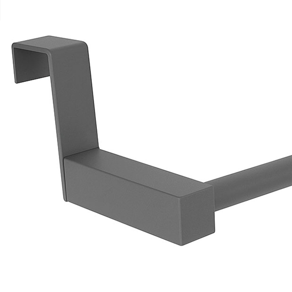 Portarrollos sin taladros de 20 GUN METAL - Imagen 3