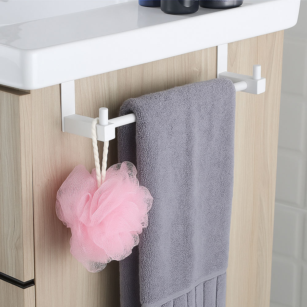 Toallero sin taladros de 36 cm BLANCO MATE - Imagen 3