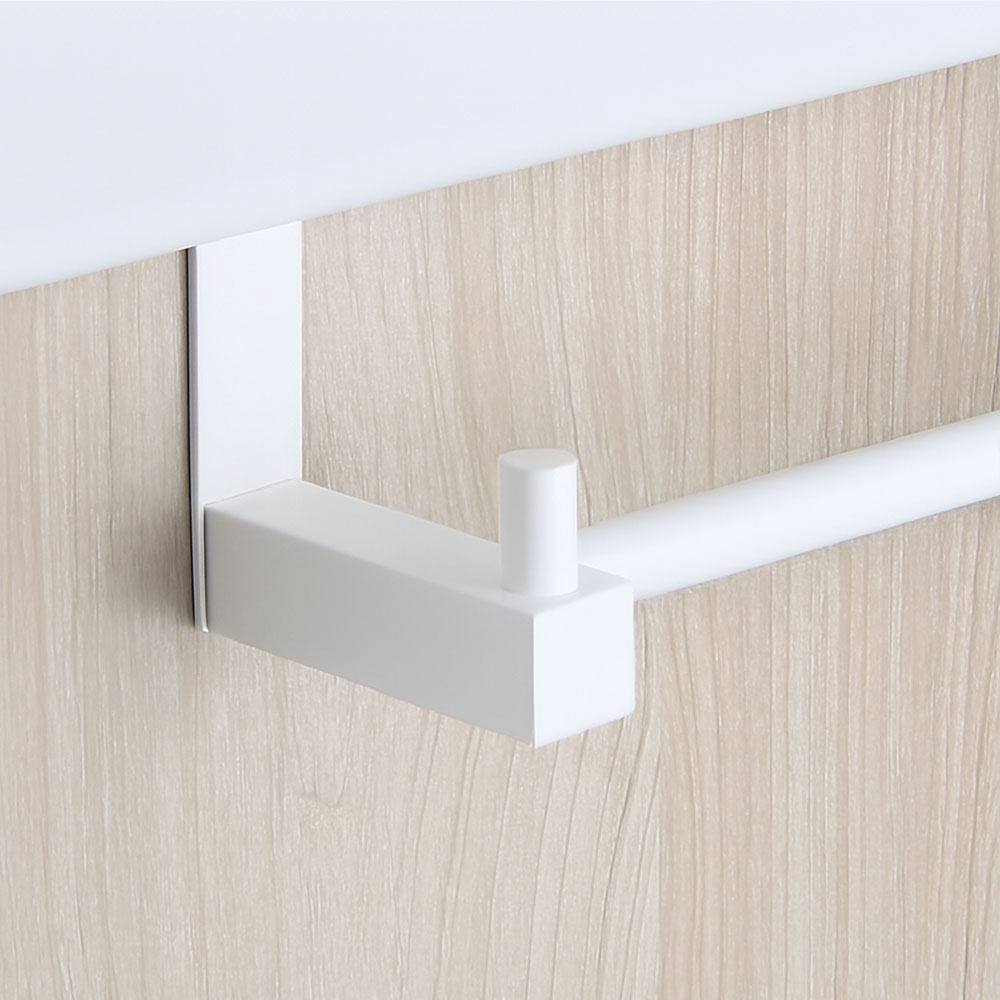 Toallero sin taladros de 36 cm BLANCO MATE - Imagen 4