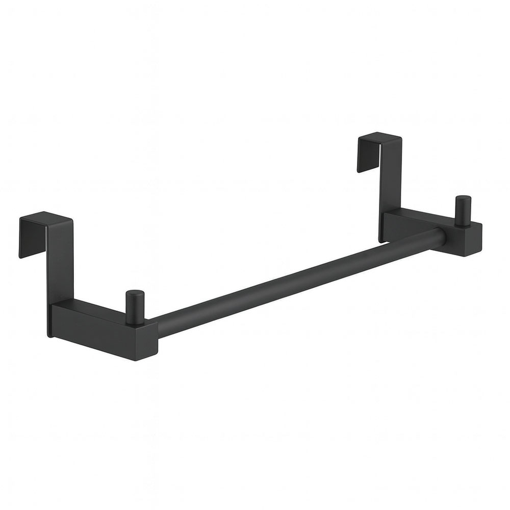 Toallero sin taladros de 36 cm NEGRO MATE - Imagen 2