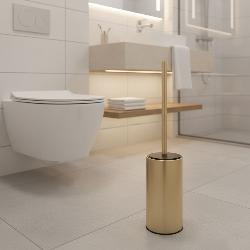 Escobillero redondo ORO CEPILLADO