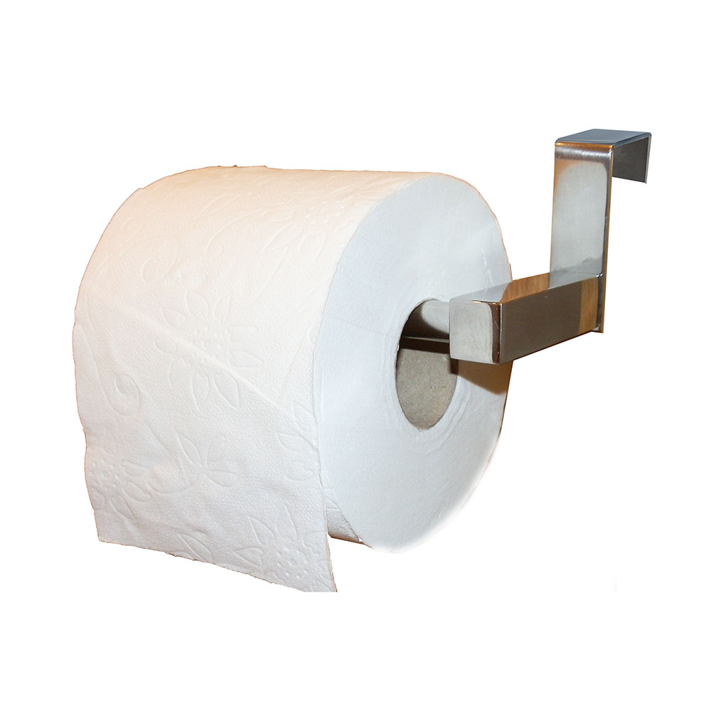 Portarrollos sin taladros de 14,5 cm CROMO brillo - Imagen 3