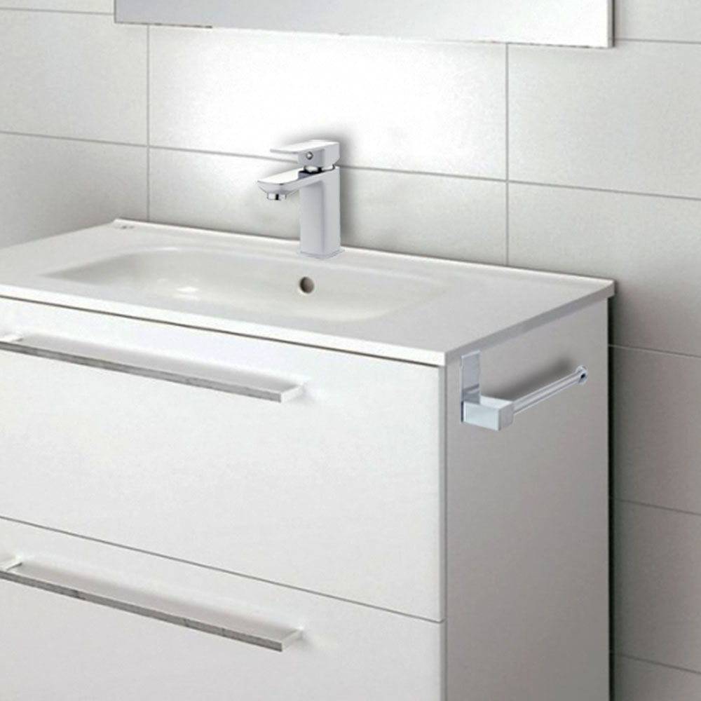 Portarrollos sin taladros de 14,5 cm CROMO brillo - Imagen 6