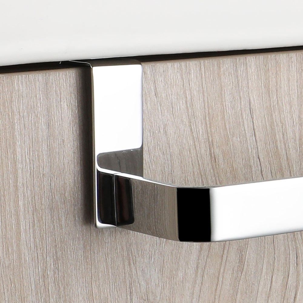 Toallero sin taladros de 36 cm CROMO brillo - Imagen 4