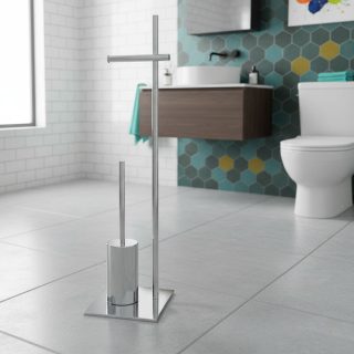 Escobillero SILVA redondo cromo brillo