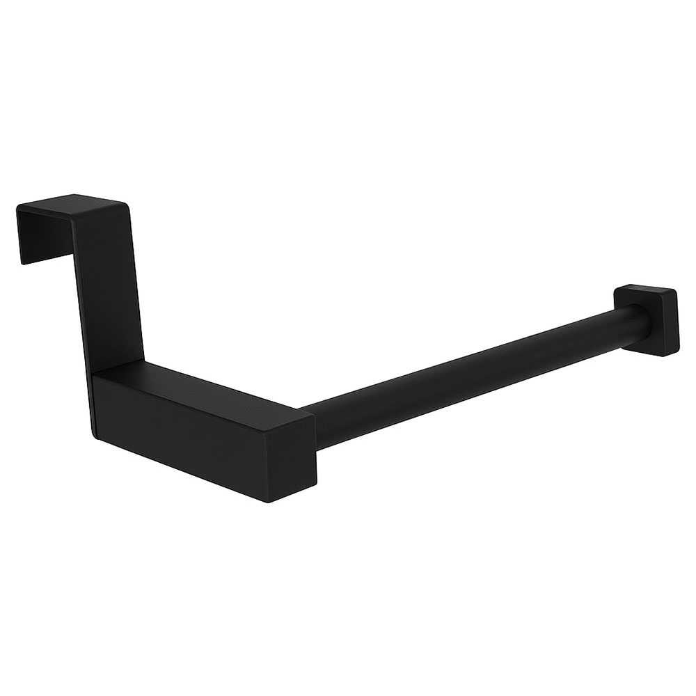 Portarrollos sin taladros de 20 NEGRO mate - Imagen 2