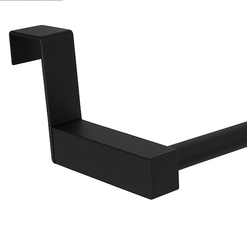 Portarrollos sin taladros de 20 NEGRO mate - Imagen 3