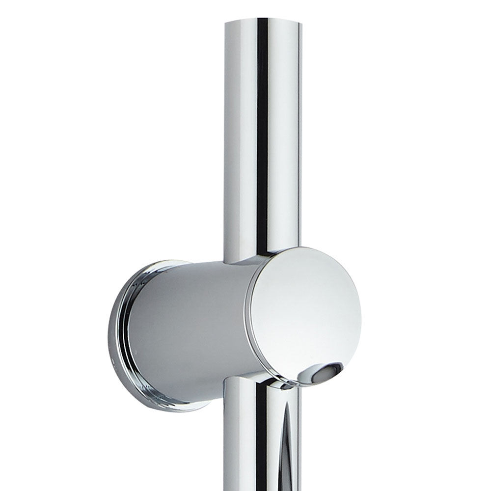 Soporte para barra de ducha ARAGONES cromo brillo fabricado en ABS - Imagen 2