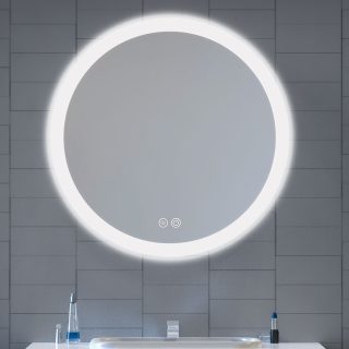 Espejo Led MORAN 20W redondo de 80 cm espejo 6000K