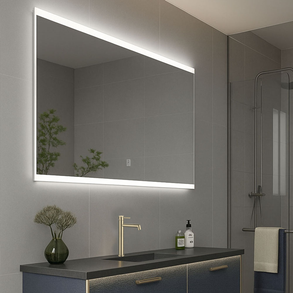 Espejo Led DOBEL 25W rectangular de 80 cm x 60 cm espejo 6000K - Imagen 4