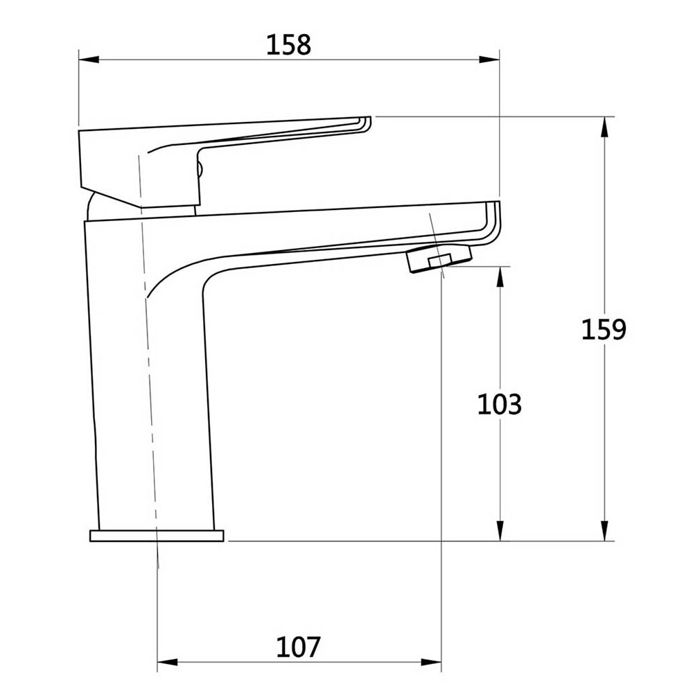 Pack grifo y clic clac monomando FUSTER NEGRO mate - Imagen 7