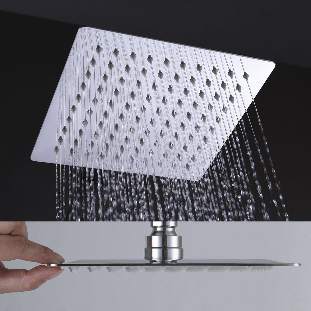 Pack columna y grifo monomando UGO cuadrada CROMO brillo - Imagen 6