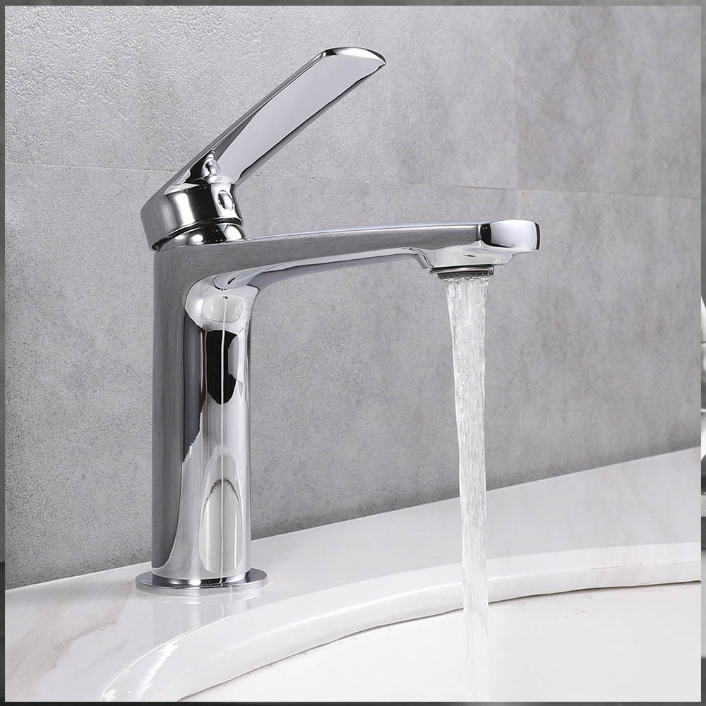 Pack columna y grifo monomando UGO cuadrada CROMO brillo - Imagen 7