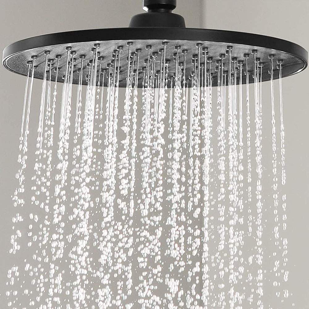 Pack columna termostático redonda fabricada en latón y portagel Solano colgar - Imagen 7