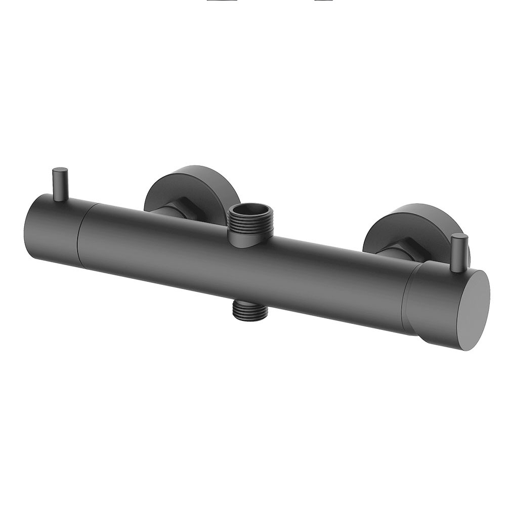 Pack columna y grifo monomando REYES GUN METAL mate - Imagen 7