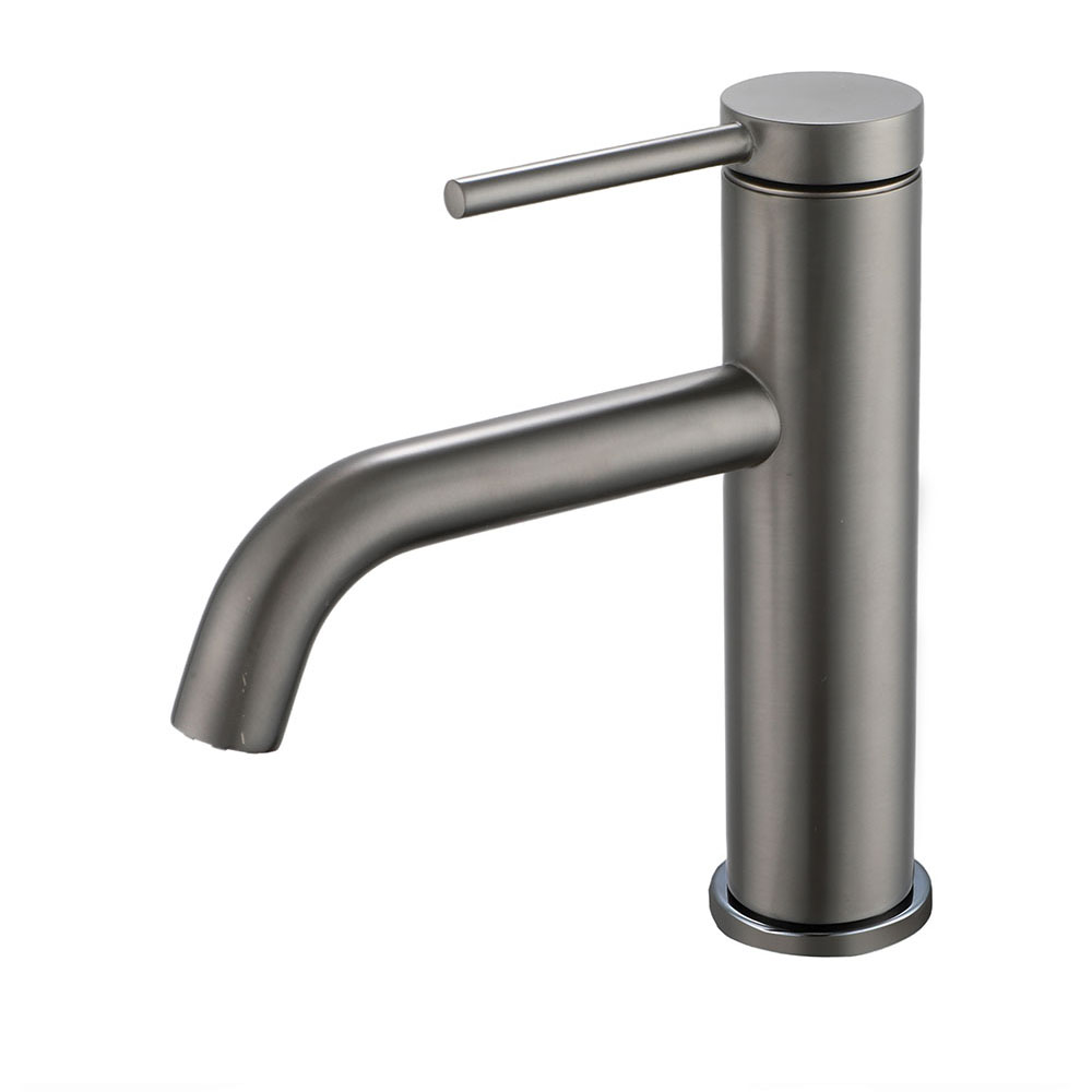 Pack grifo de lavabo y grifo de bidet REYES GUN METAL mate - Imagen 2
