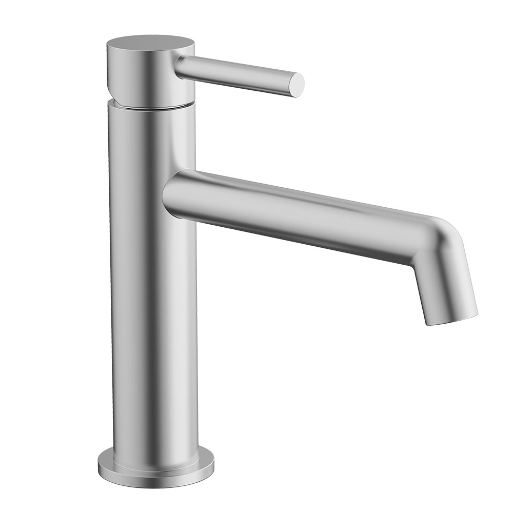 Pack columna y grifo Lavabo monomando NIQUEL CEPILLADO - Imagen 9